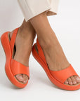 Cláudia - Platte Sandalen met Anatomische Zool