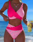 Bikini Kruzende Strepen Gedrukt