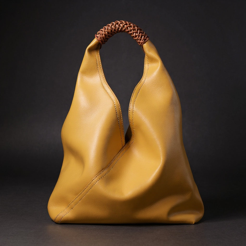 Doutzen | Luxe Handtas met Gevlochten Handvat