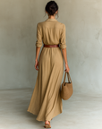 Claudia - Lange casual jurk