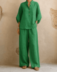 Malin | Tweedelige Set met Wijde broek