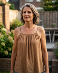 Ranomi - Mouwloos hemdje voor de zomer met plooien