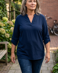 Jolanda -  Comfortabele losvallende Blouse