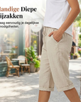 Julia | Katoen linnen Dames Shorts - 1+1 Gratis