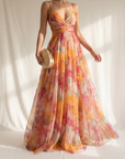 Giselle | Betoverende Maxi-Jurk met Bloemenprint