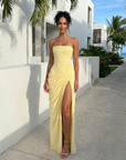 Ciara – Maxi-jurk met drapeerkorset