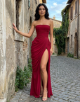 Ciara – Maxi-jurk met drapeerkorset