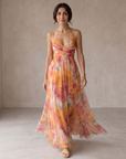 Giselle | Betoverende Maxi-Jurk met Bloemenprint
