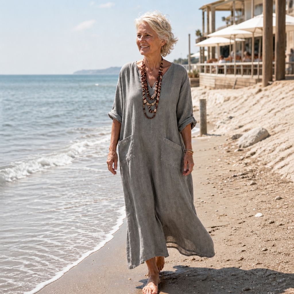 Lange Caftan - Taupe