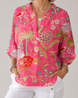 Chloe™ | Tropische Bloesem Blouse | Ademend en comfortabel voor de lente