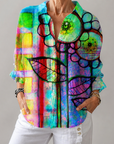 Bianca™ | Artistieke Bloem Blouse | Lichtgewicht Lente Blouse met Ademend Comfort