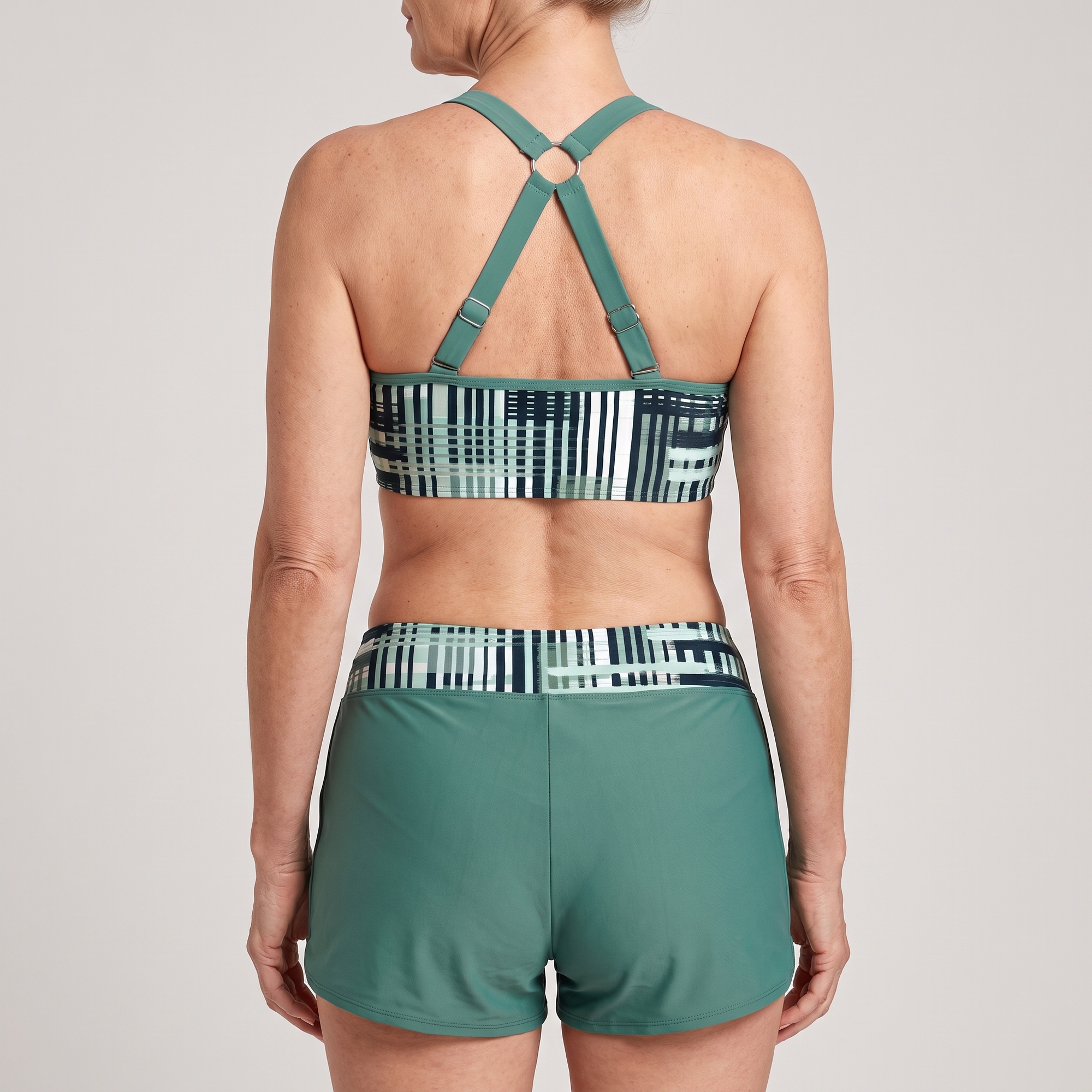 Noortje | Flatterende bikini met hoge taille en ribbels