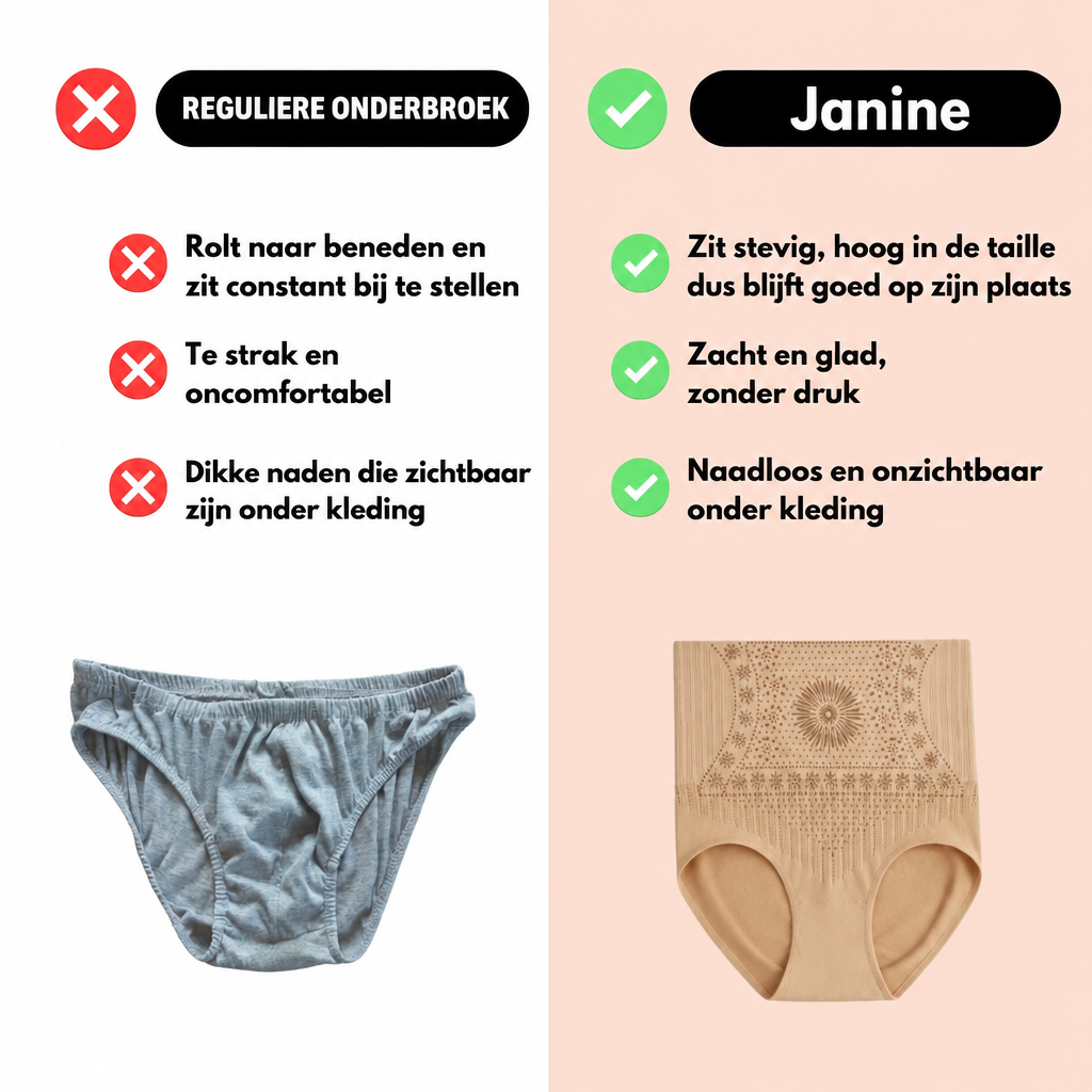 Janine | Corrigerende High-Waist Slip met Buikondersteuning - 1+1 Gratis!