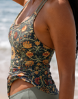 Vintage Bloemenprint Bikini Sexy