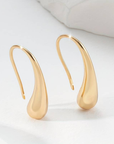 Vintage gouden "Drop" oorbellen