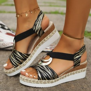 Saar | Comfortabele Ergonomische Sandalen met Verhoogde Hak