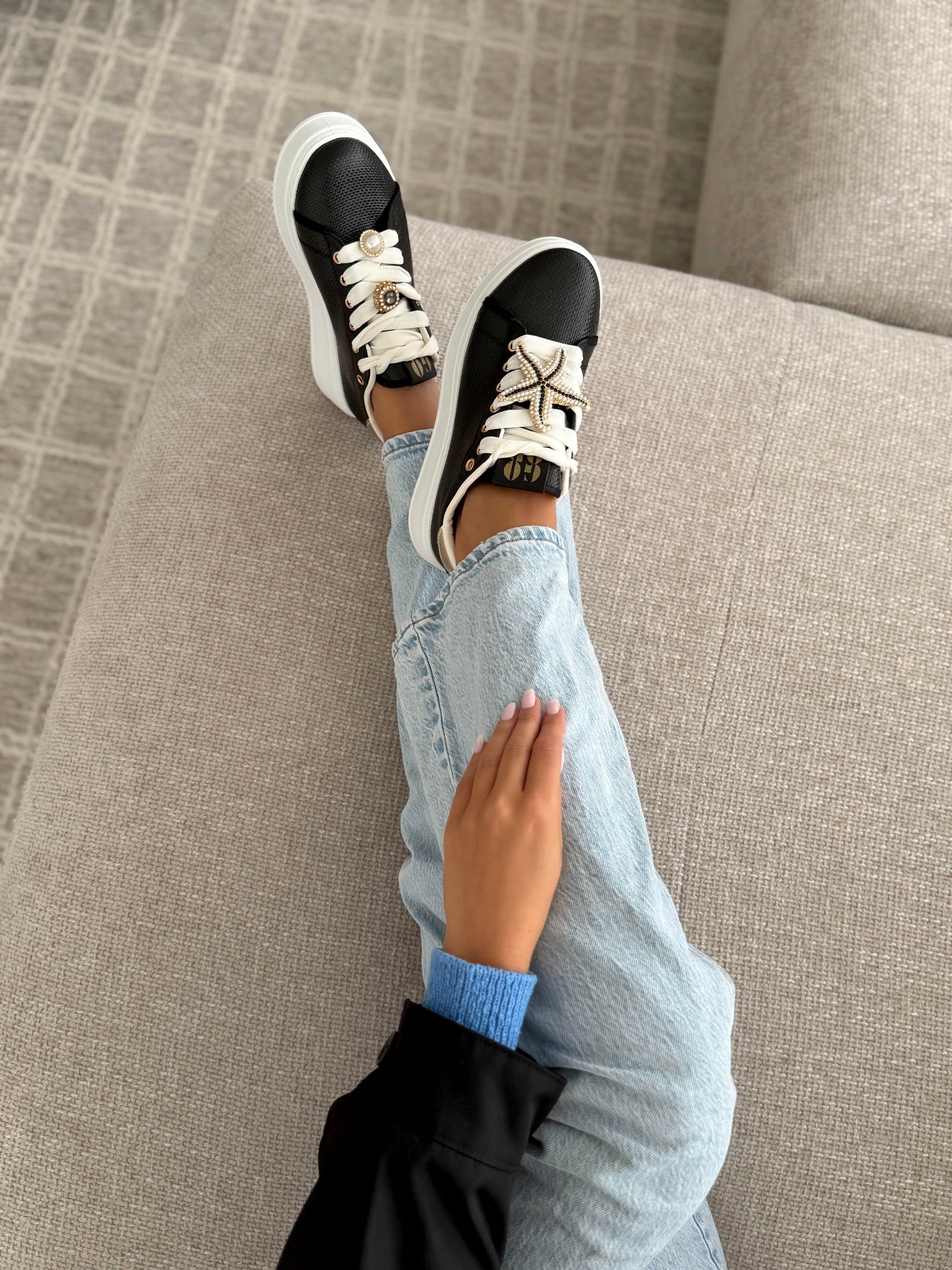 Sneakers « BRIGITTE » ZWART