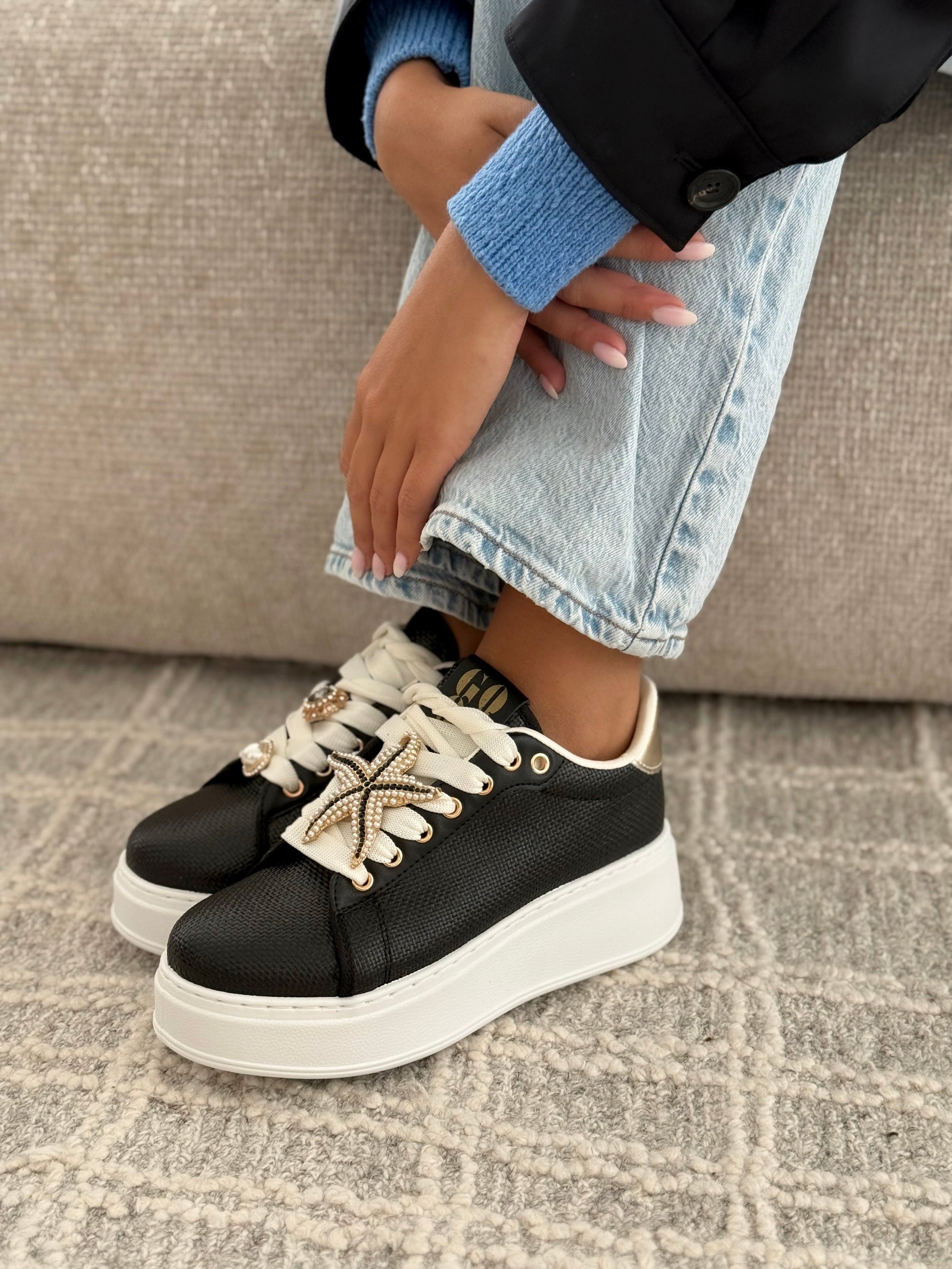 Sneakers « BRIGITTE » ZWART