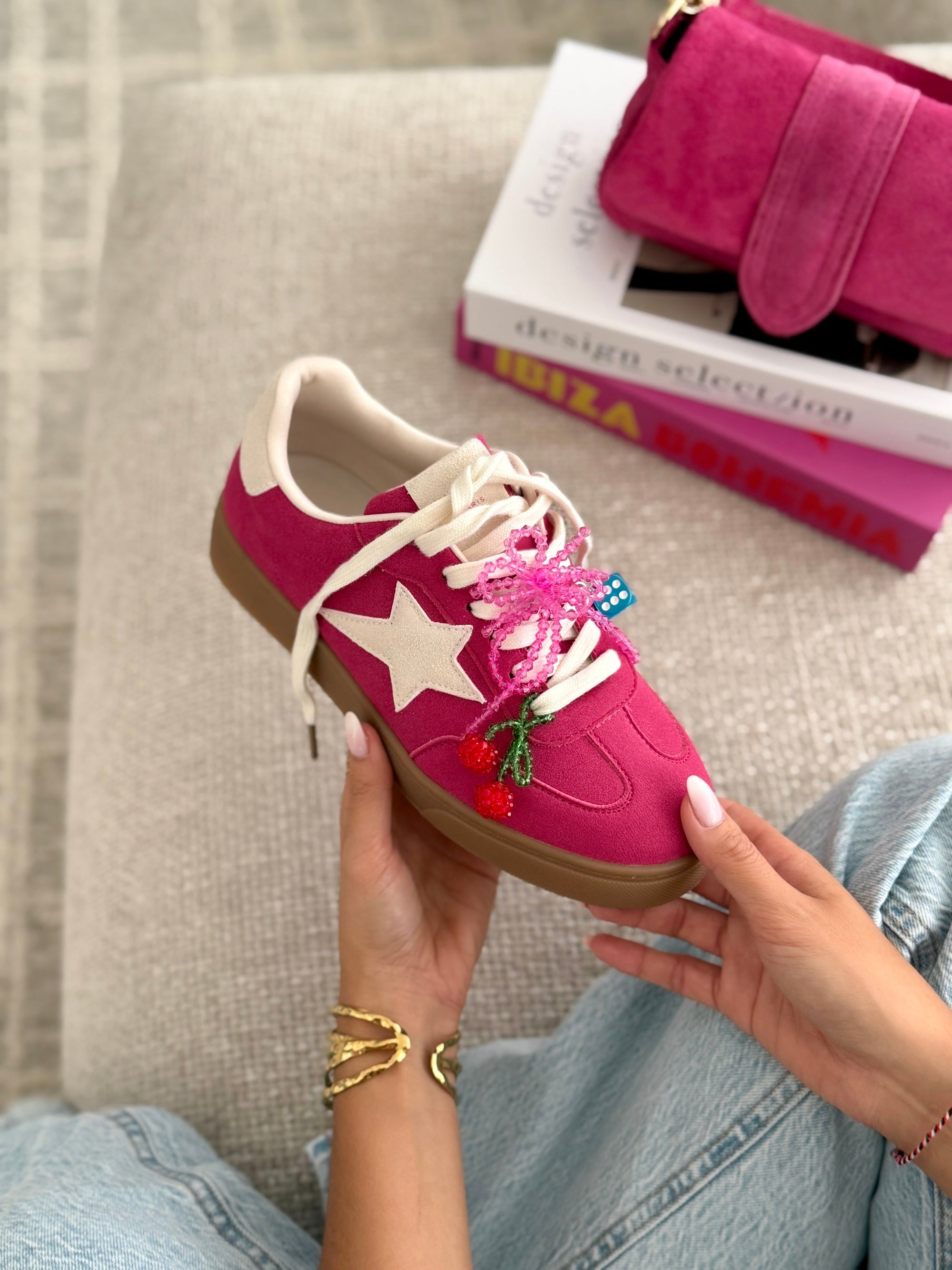 Sneakers « ESTELLE » FUCSHIA