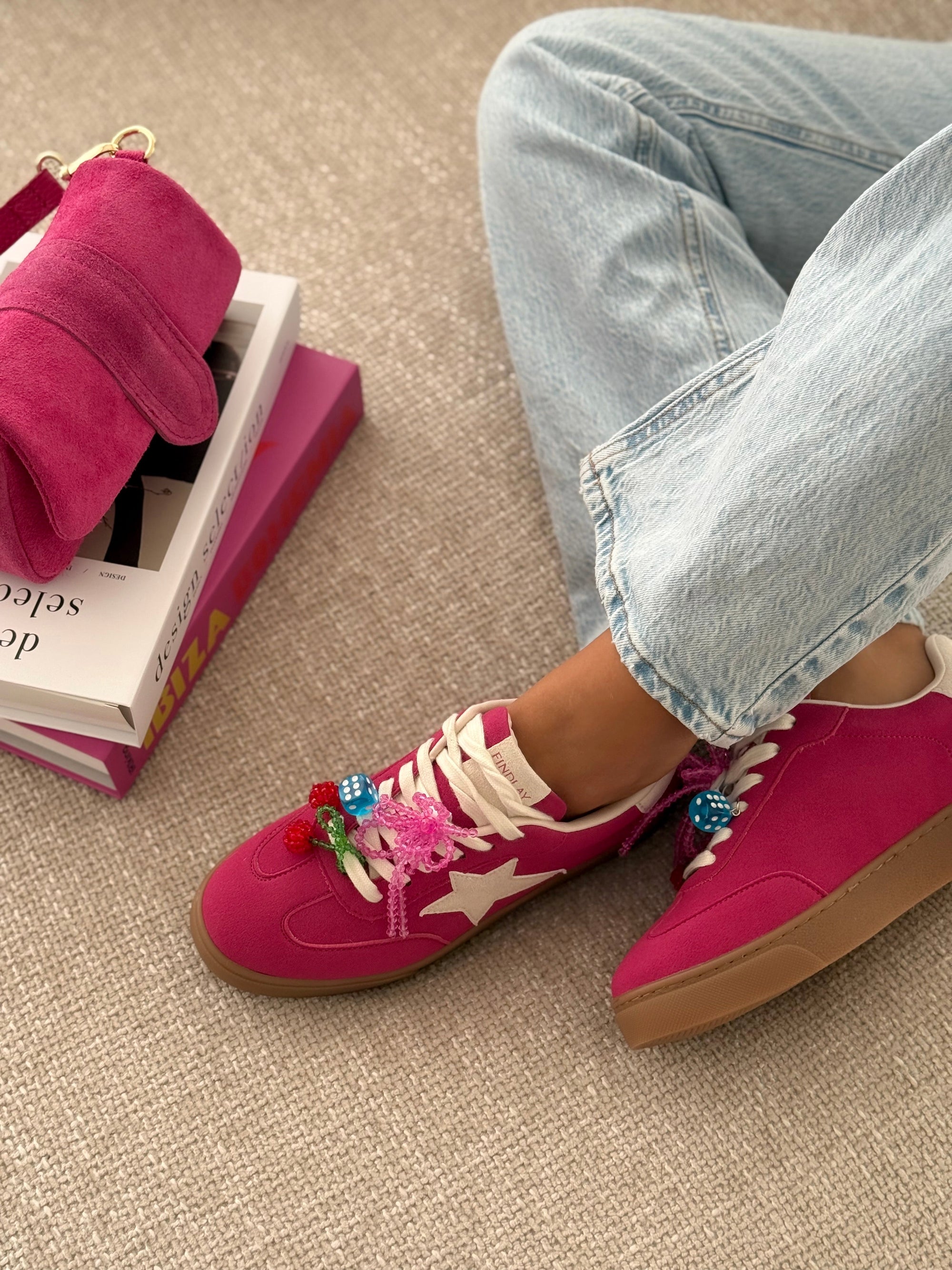 Sneakers « ESTELLE » FUCSHIA