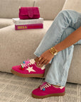 Sneakers « ESTELLE » FUCSHIA