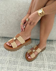 Sandalen "CATHERINE" BEIGE
