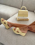 Sandalen « ALBANE » GEEL