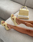 Sandalen « ALBANE » GEEL