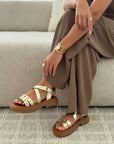 Sandalen « FAUVE » Goud