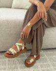 Sandalen « FAUVE » Goud