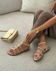 Sandalen "SABINE" TAUPE