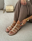 Sandalen "SABINE" TAUPE