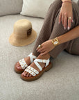 Sandalen "MALVINA" WIT