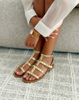 Sandalen "TERESA" GOUD