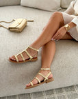 Sandalen "TERESA" GOUD