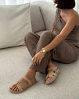 Sandalen « ROBINE » TAUPE