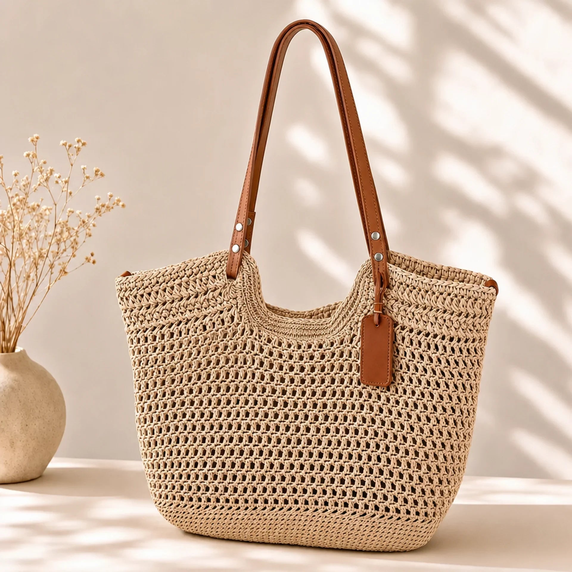 Yfke | De Handgeweven Haak Tote Bag