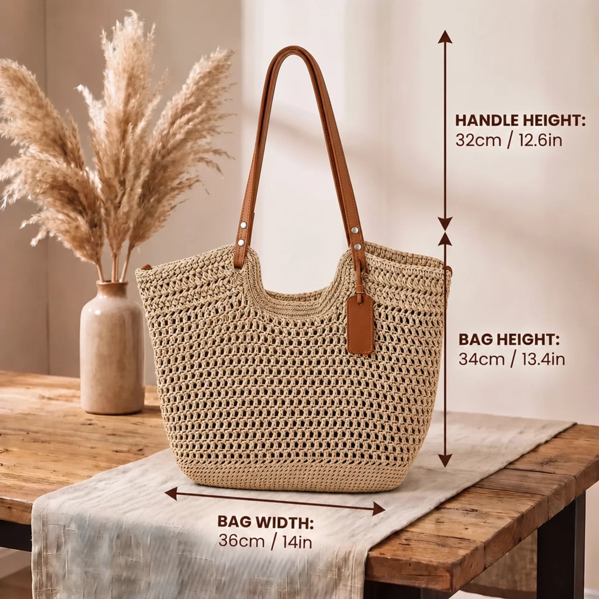 Yfke | De Handgeweven Haak Tote Bag