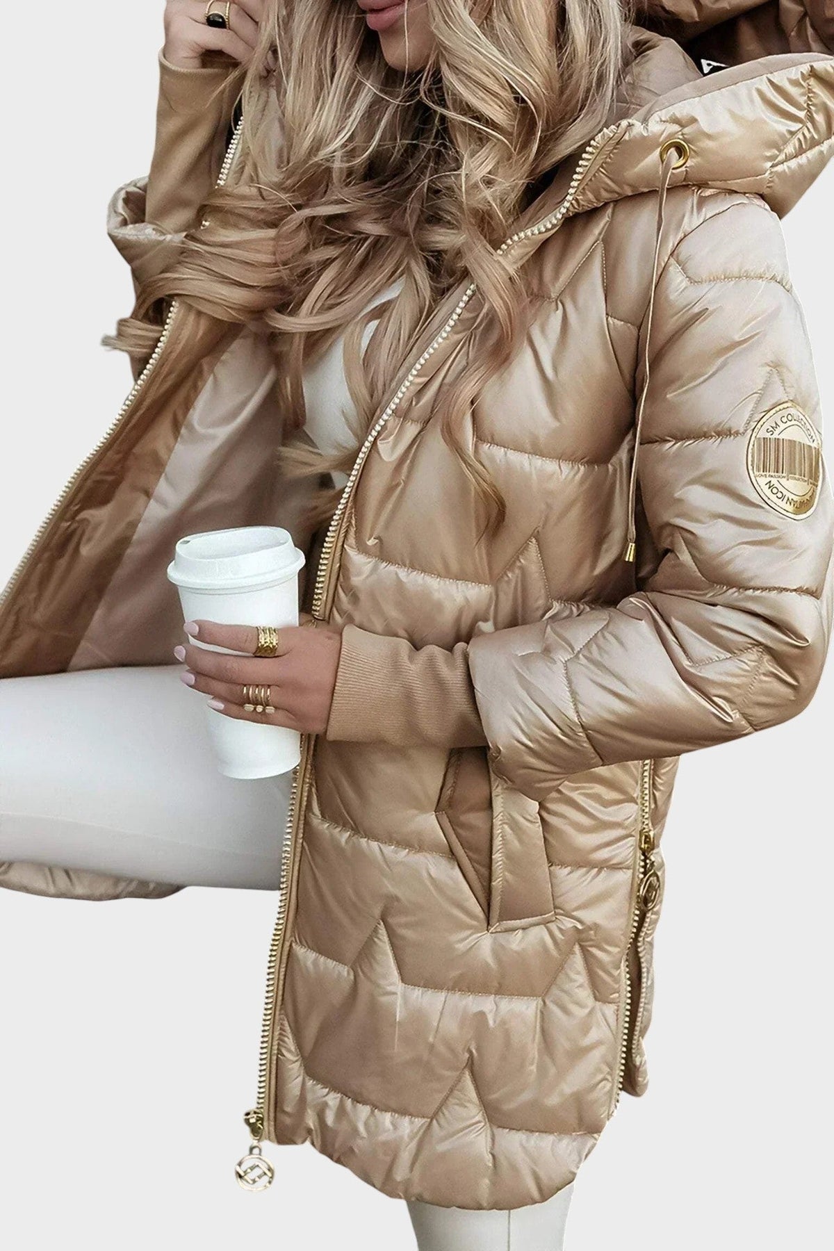 Denisa ™ | Elegante winterjas met capuchon en voering