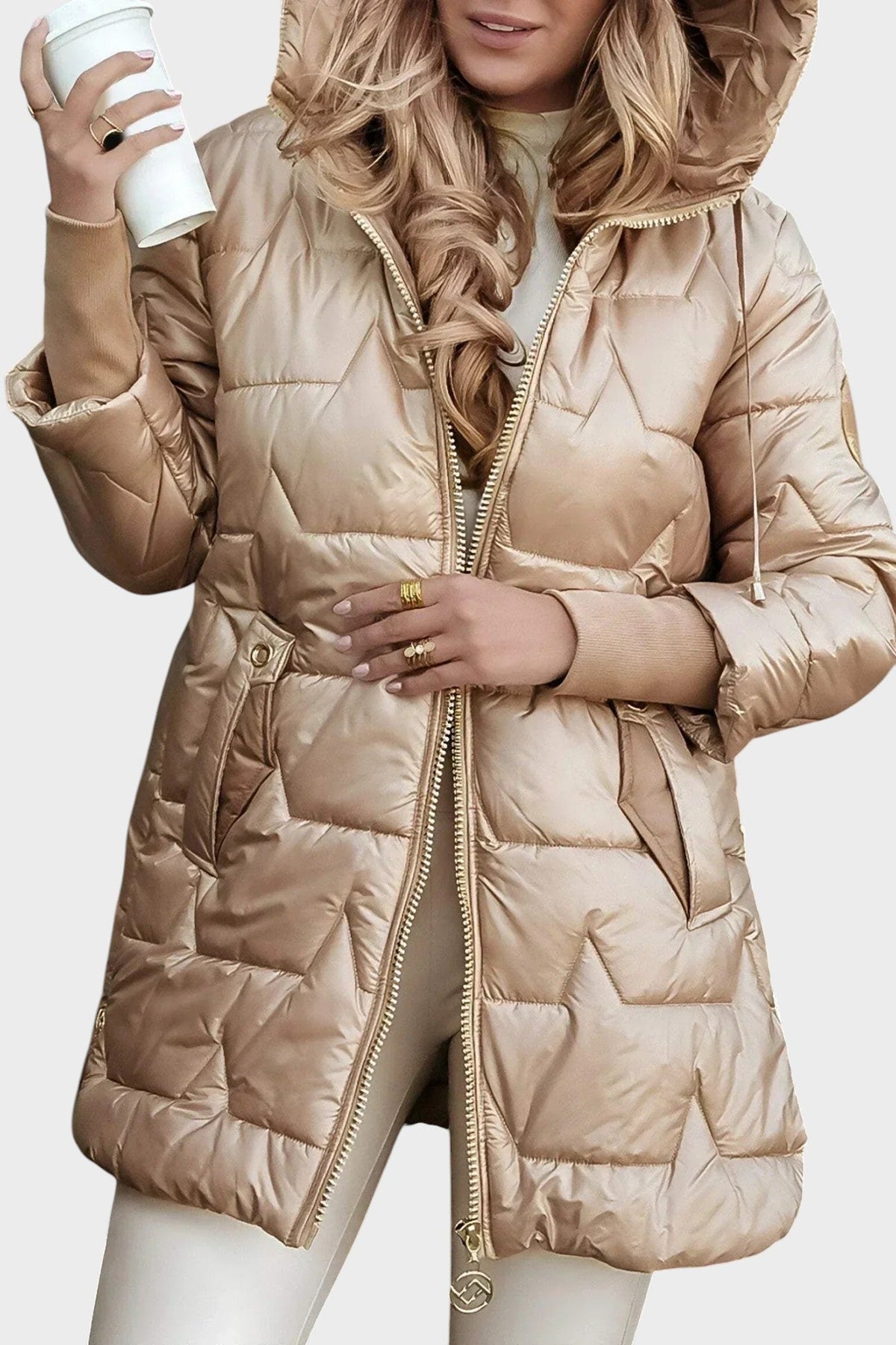 Denisa ™ | Elegante winterjas met capuchon en voering