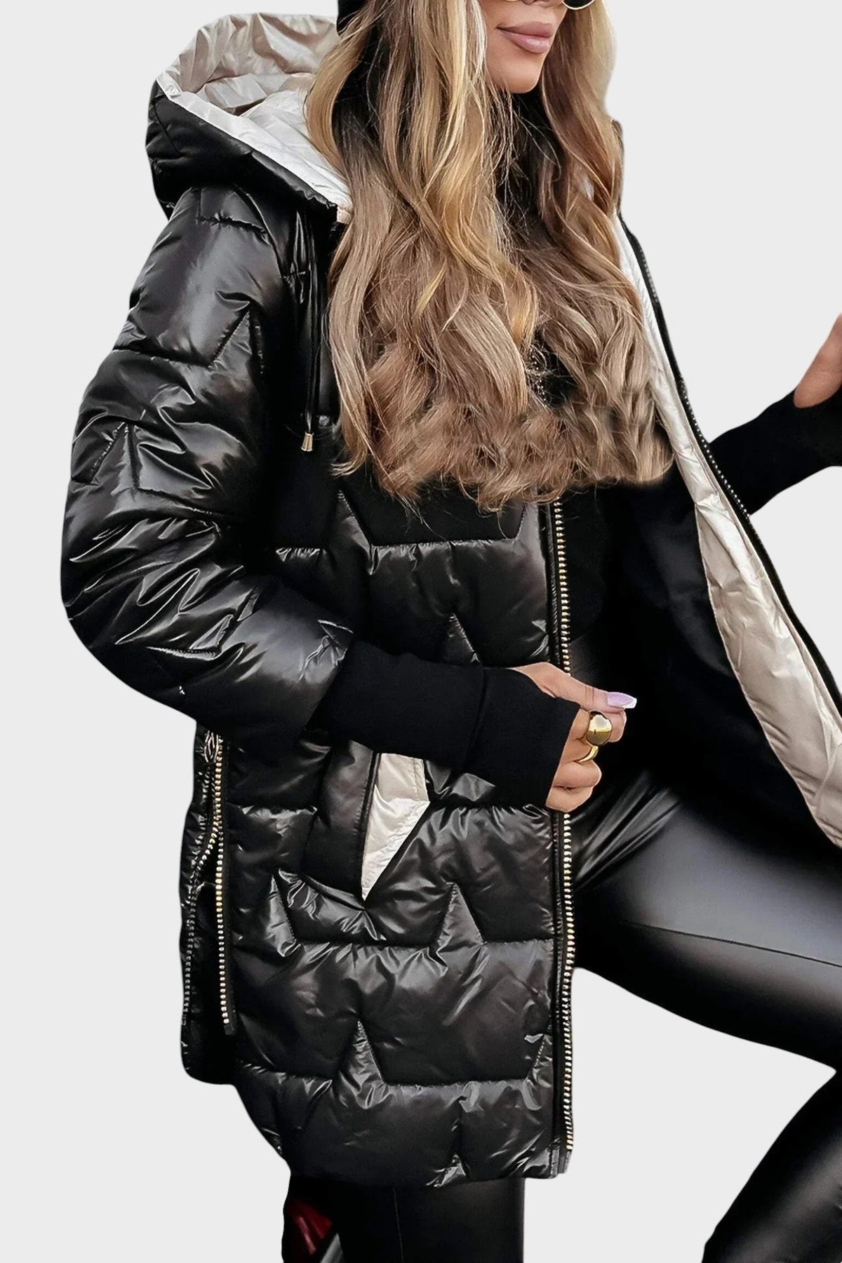 Denisa ™ | Elegante winterjas met capuchon en voering