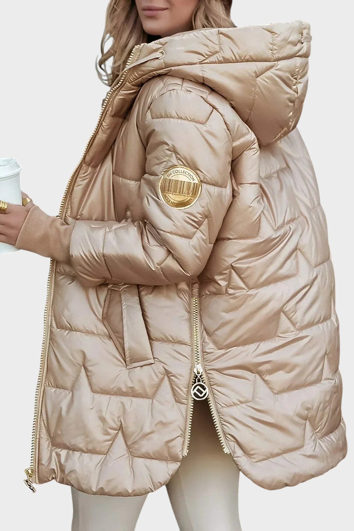 Denisa ™ | Elegante winterjas met capuchon en voering