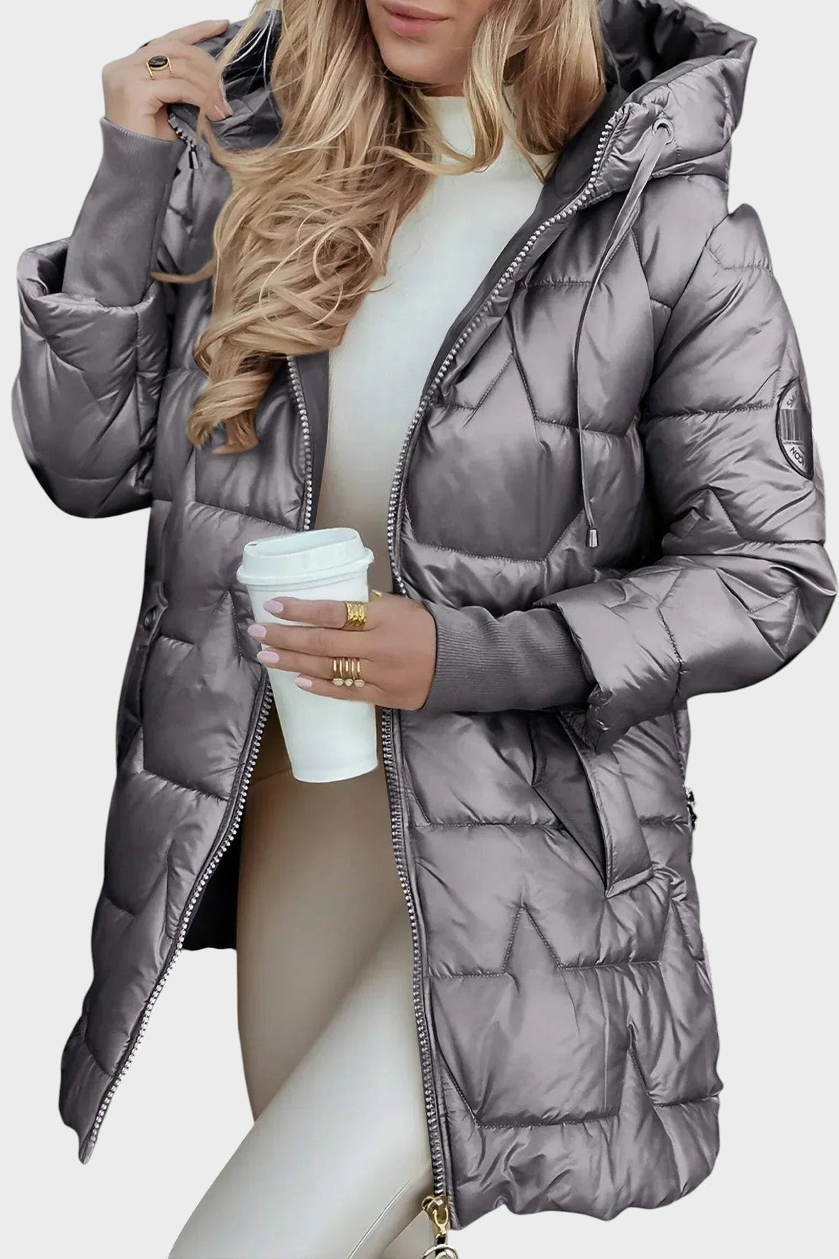Denisa ™ | Elegante winterjas met capuchon en voering