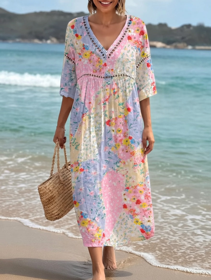 Lysiane™ — Vloeiende bloemenjurk met zomerse charme