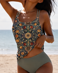 Vintage Bloemenprint Bikini Sexy