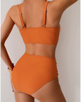 Daniela - Bikini van stof met plooien
