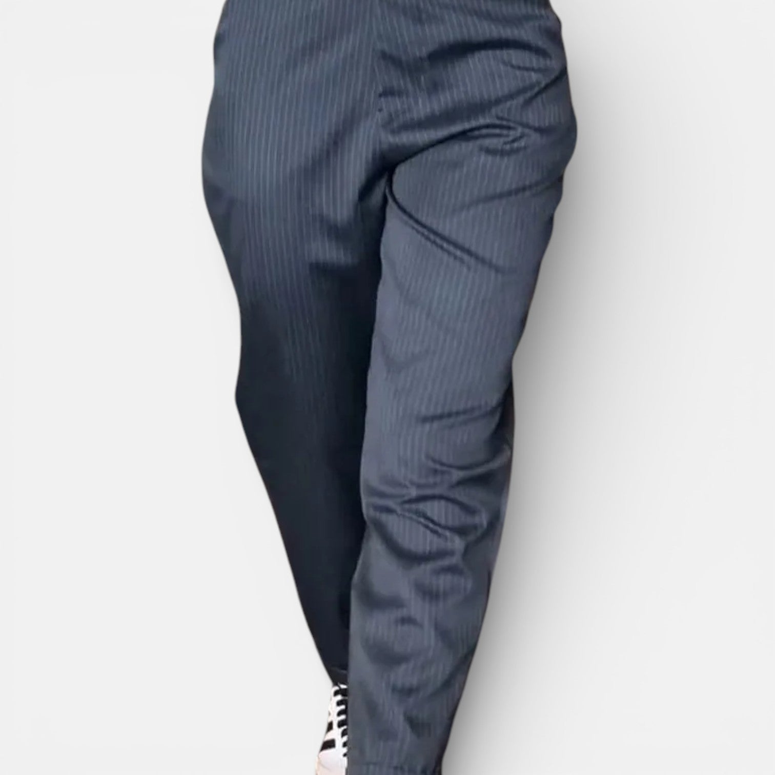 Mathilde – Elegante broek met hoge taille en streep