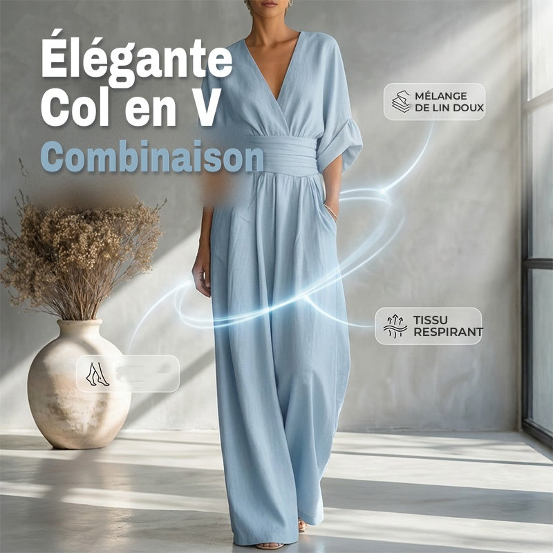 Combinatie Margot — hoge taille, brede benen