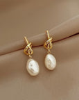 Knoopparel Elegantie Oorbellen