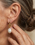 Knoopparel Elegantie Oorbellen